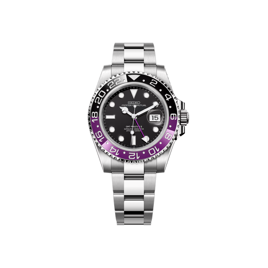 Seiko Mod GMT "Joker" Noir & Violet