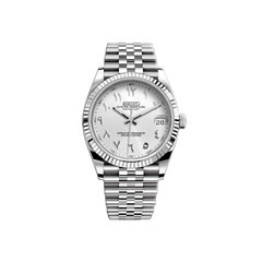 Seiko Mod DateJust - Argent - Blanc Arabic
