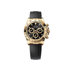 Seiko Mod Daytona OysterFlex Or - Noir/Or