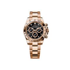 Seiko Mod Daytona Or Rose - Noir