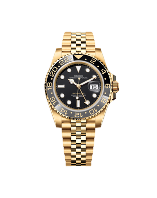 Seiko Mod GMT Or - Noir & Or