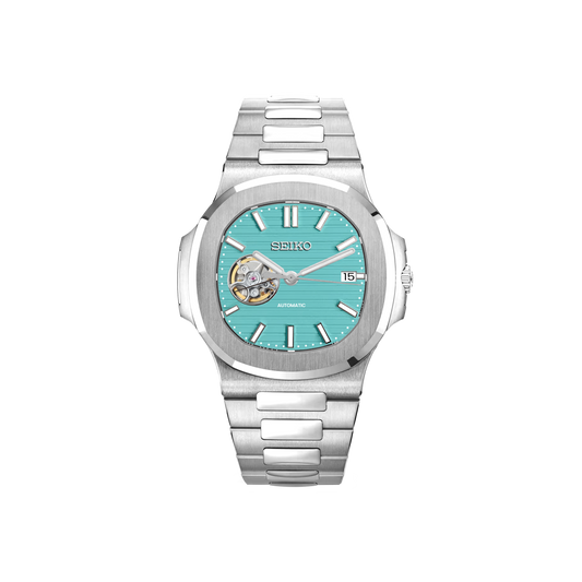 Seiko Mod Nautilus - Argent - Tiffany OpenHeart