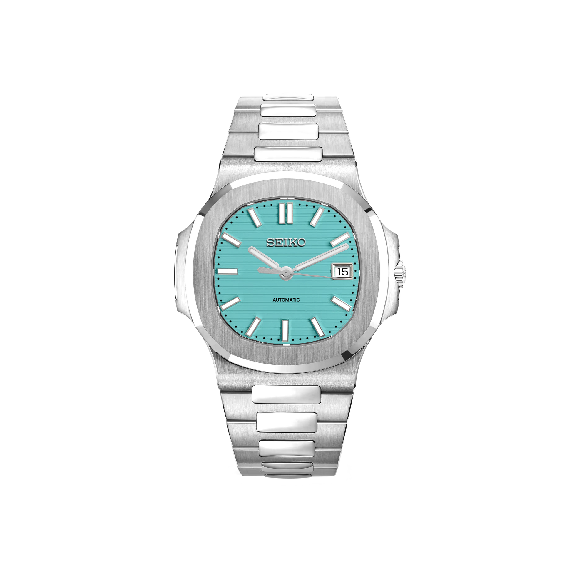 Seiko Mod Nautilus - Argent - Tiffany