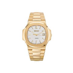 Seiko Mod Nautilus - Or - Blanc