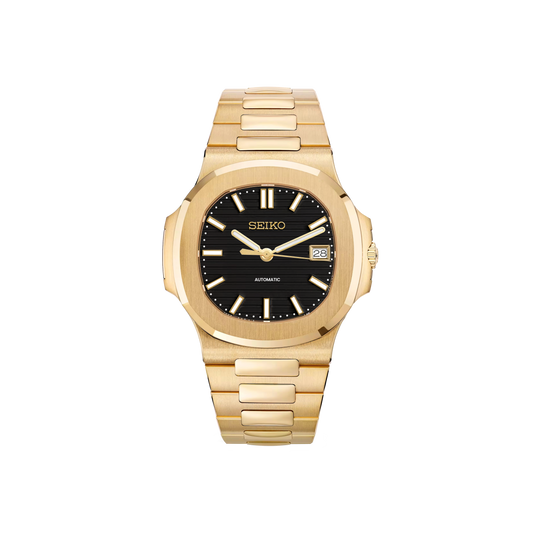 Seiko Mod Nautilus - Or - Noir