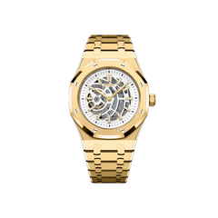 Seiko Mod Royal Skeleton Oak Or - Blanc